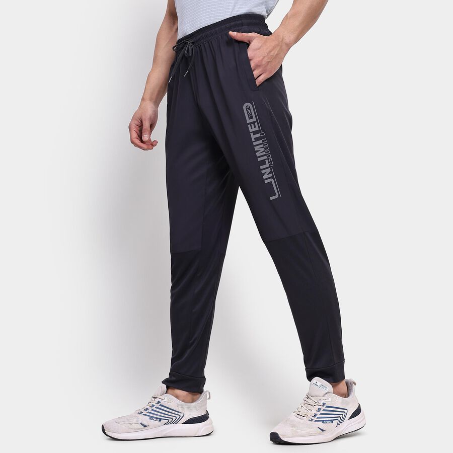 Men's Track Pants, गहरा ग्रे, large image number null