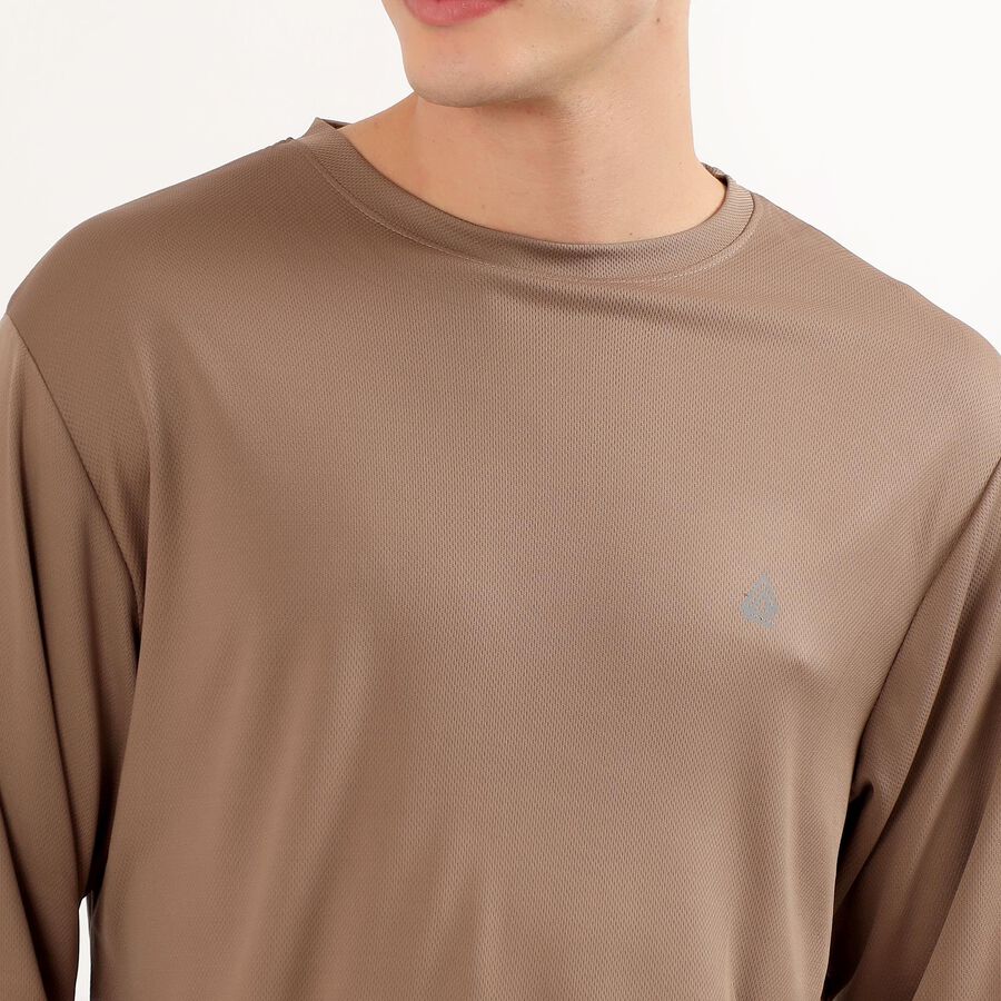 Men's T-Shirt, भूरा, large image number null