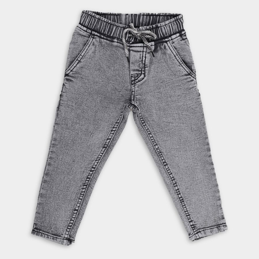 Boys' Jeans, हल्का ग्रे, large image number null