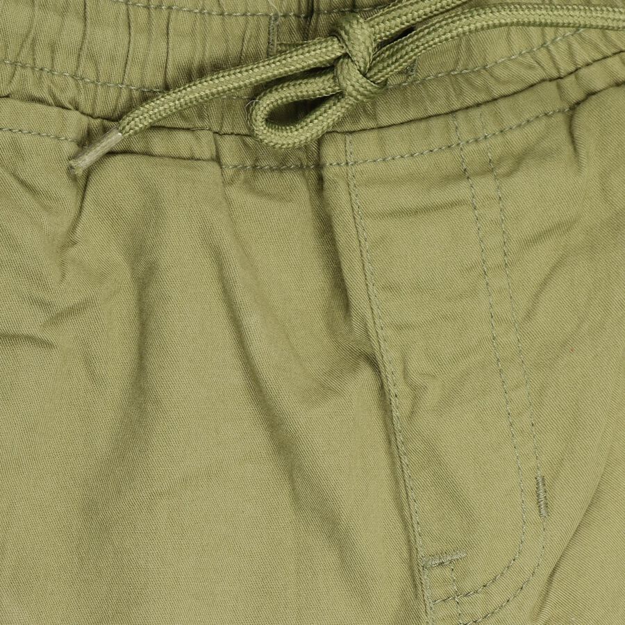 Boys' 100% Cotton Cargo Bermuda, Olive, large image number null