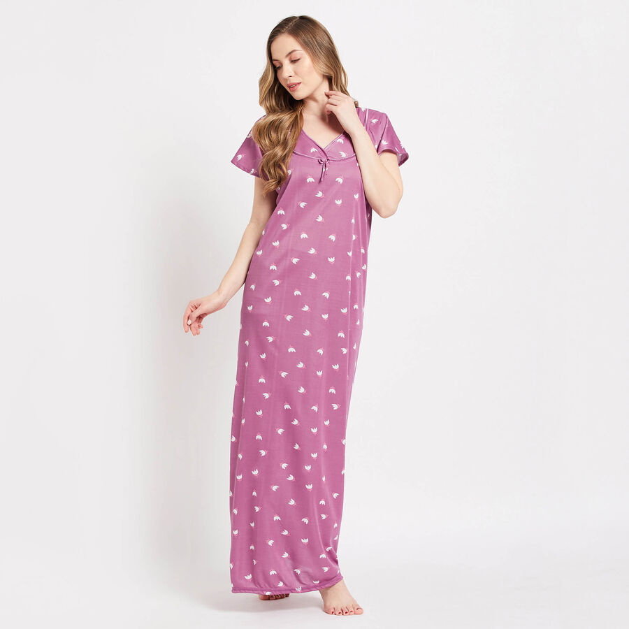 All Over Print Nighty, लाइलेक, large image number null