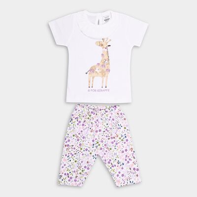 Infants' 100% Cotton Capri Set 