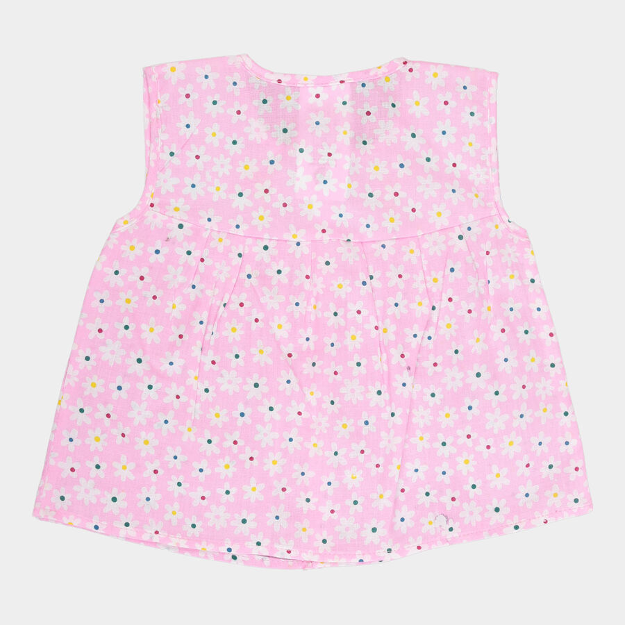 Infants Printed Shirt, Pink, large image number null