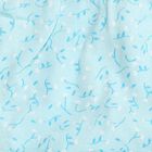 Girls' Light Aqua Cotton Printed and Solid Panty Set, Aqua, small image number null