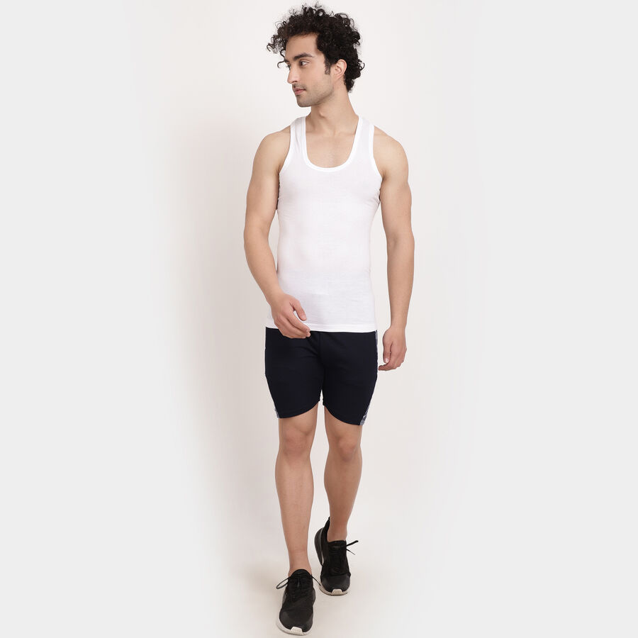 Cotton Single Jersey Vest, White, large image number null