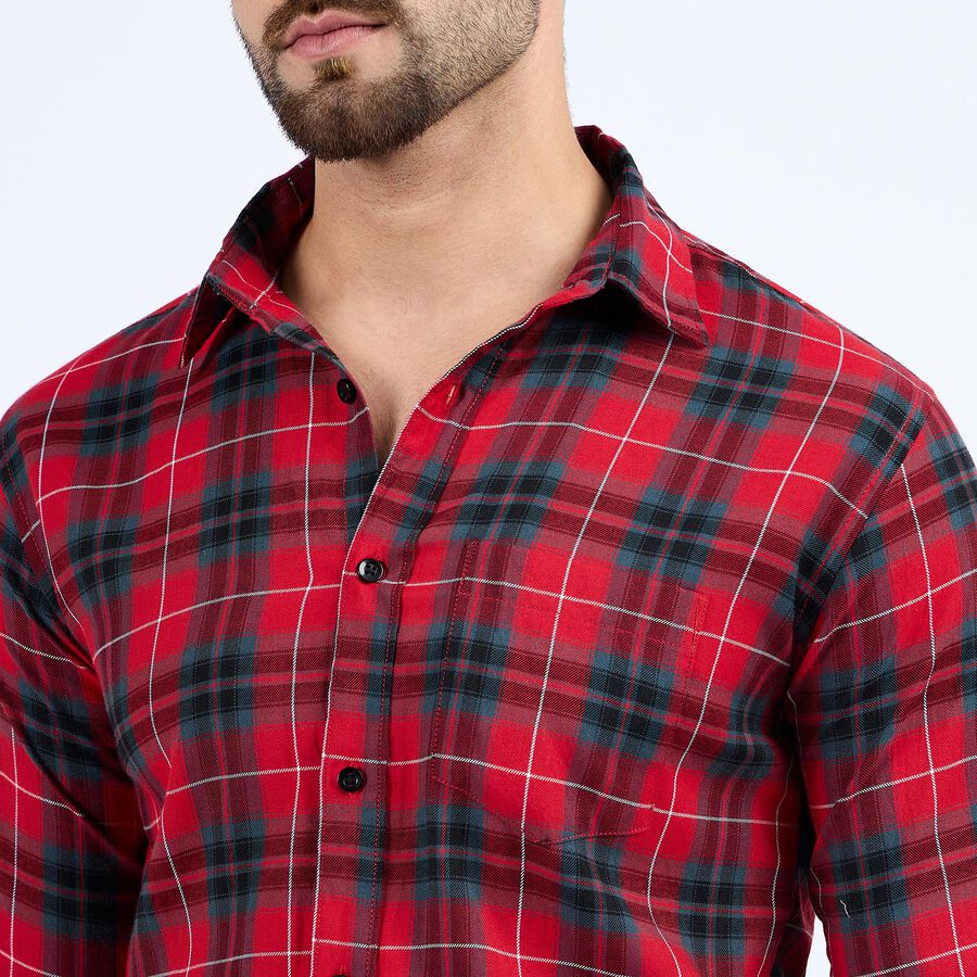 Men's Casual Shirt , लाल, large image number null