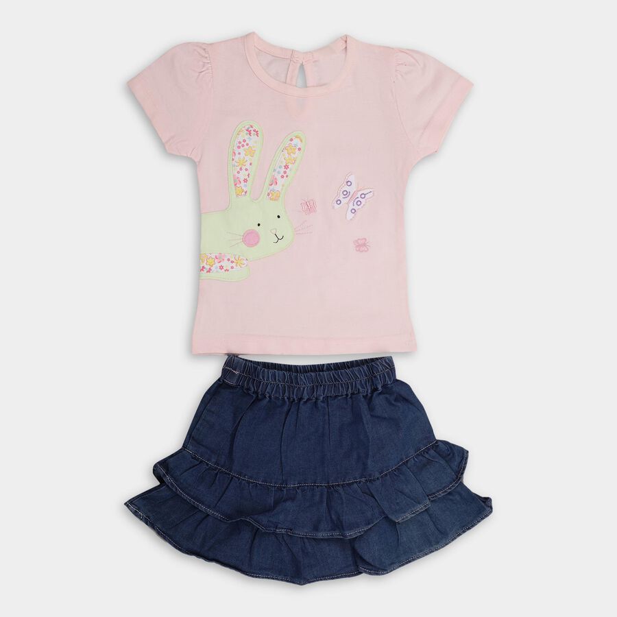 Infants' Top Skirt , Light Pink, large image number null