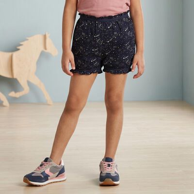 Girls' Navy Blue Regular Fit Classic Bloomer