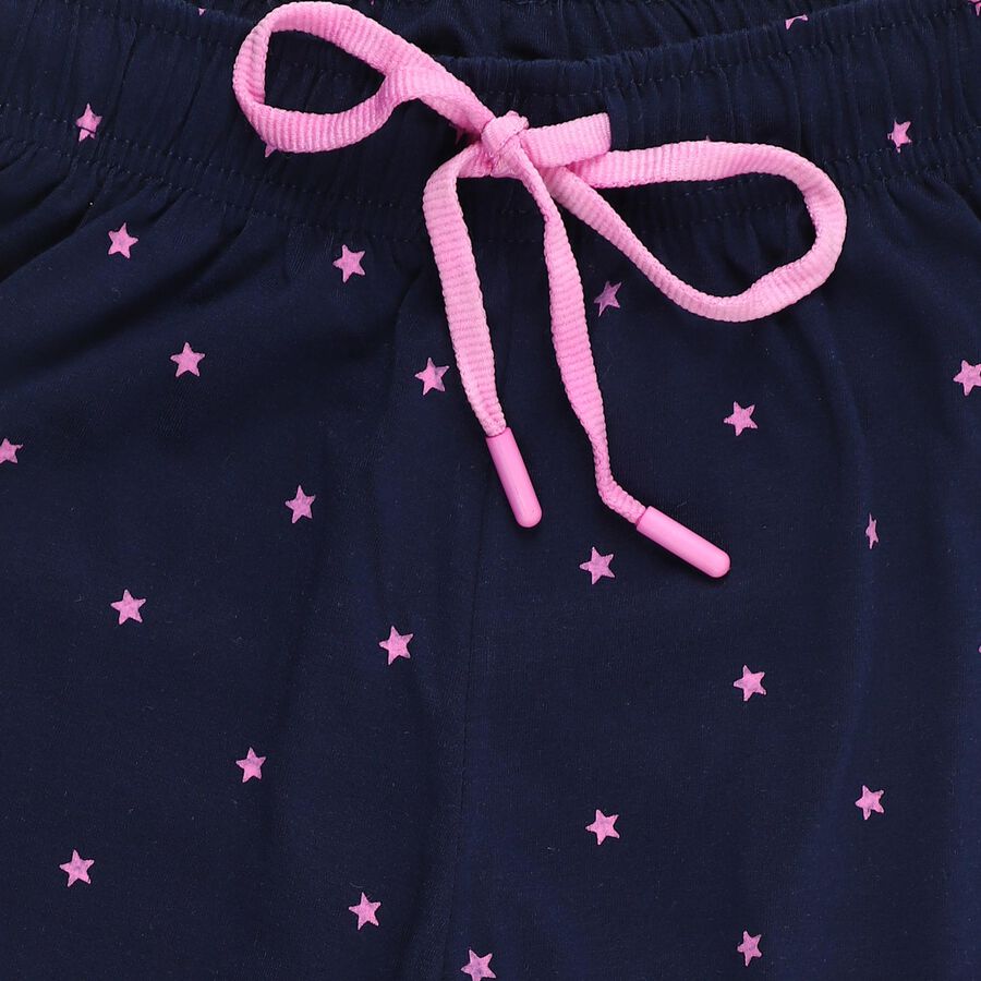 Girls' Pyjama, Navy Blue, large image number null