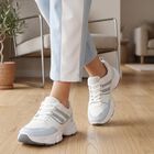 Women's Blue Sneakers, Blue, small