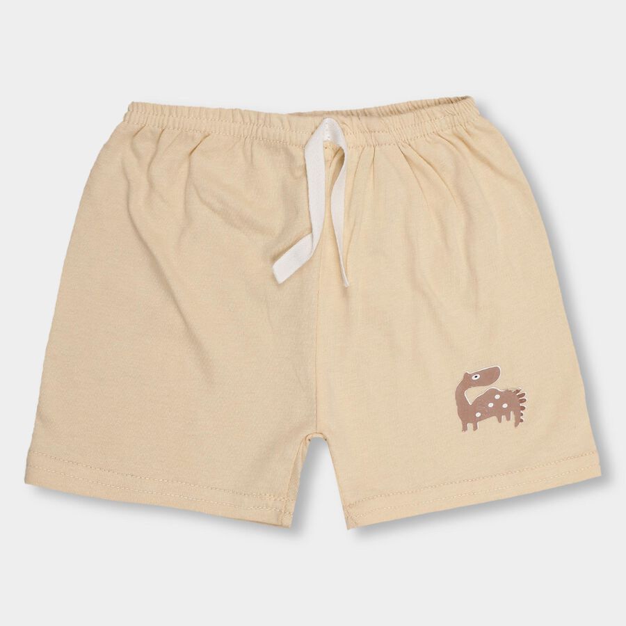 Infants' 100% Cotton Half Pant, गहरा पीला, large image number null