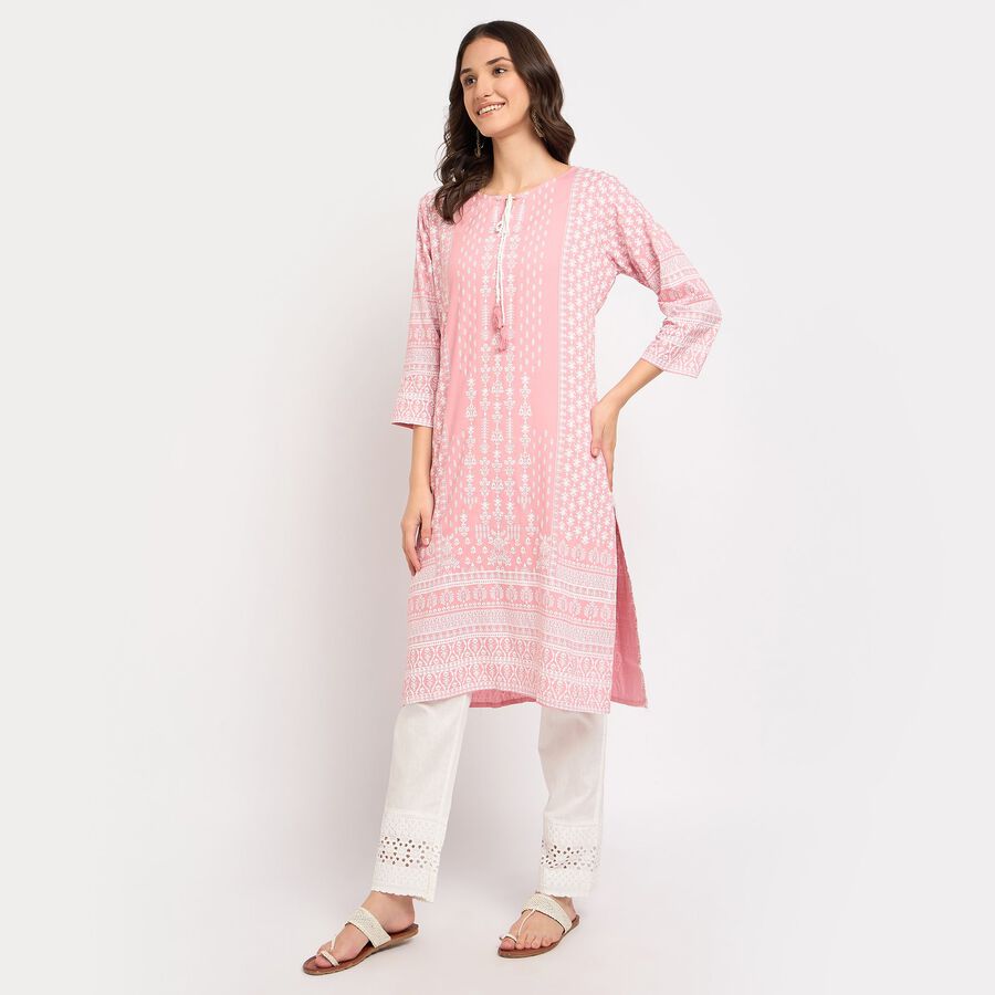 Ladies' Kurta, गुलाबी, large image number null