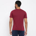 Round Neck T-Shirt, Wine, small image number null