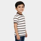 Boys Brown Round Neck Casual Boys T-Shirt, भूरा, small