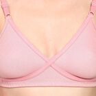 Ladies' Bra, हल्का गुलाबी, small
