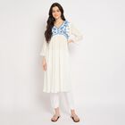 Ladies' Kurta , ऑफ व्हाइट, small image number null