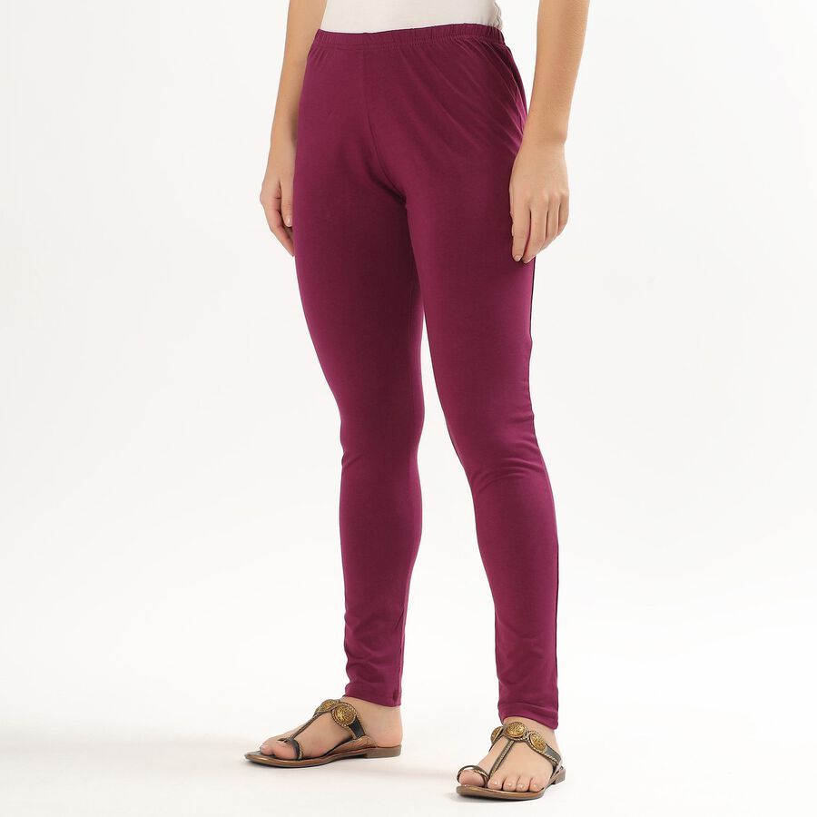 Ladies' Churidar, Wine, large image number null