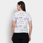 Ladies' Round Neck T-Shirt , White, small image number null