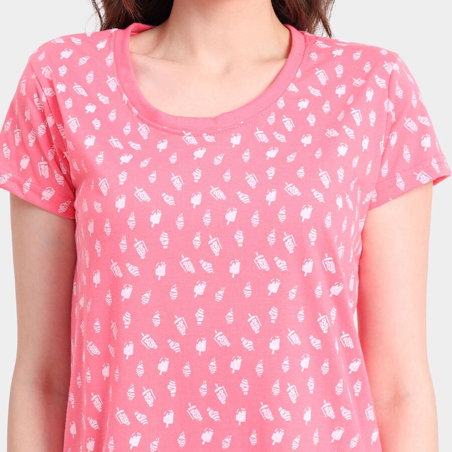 Ladies' Nighty, गुलाबी, large image number null