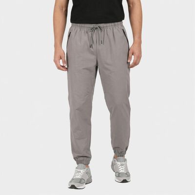 Men's Grey Athletic Fit Track Pants
