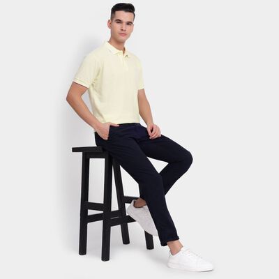 Men's Collared Half Sleeves T-Shirt