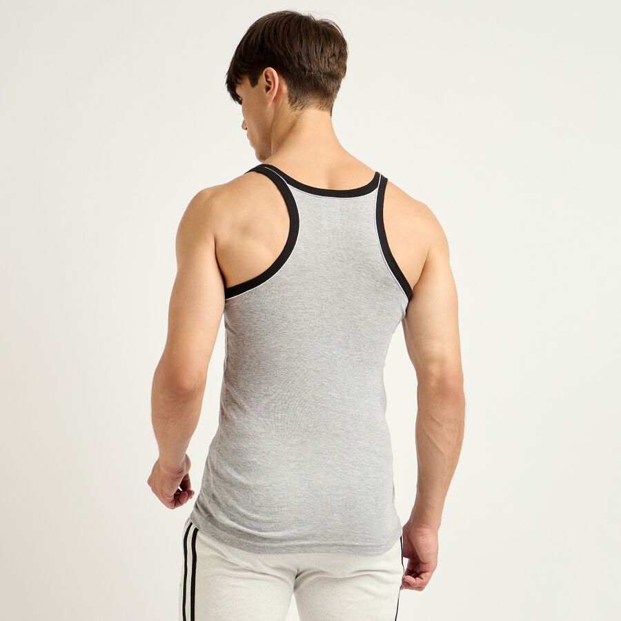 Men's Gym T-Shirt, Melange Light Grey, large image number null