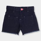 Girls' Shorts, गहरा नीला, small image number null