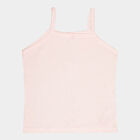 Girls Cotton Vest, Light Pink, small image number null