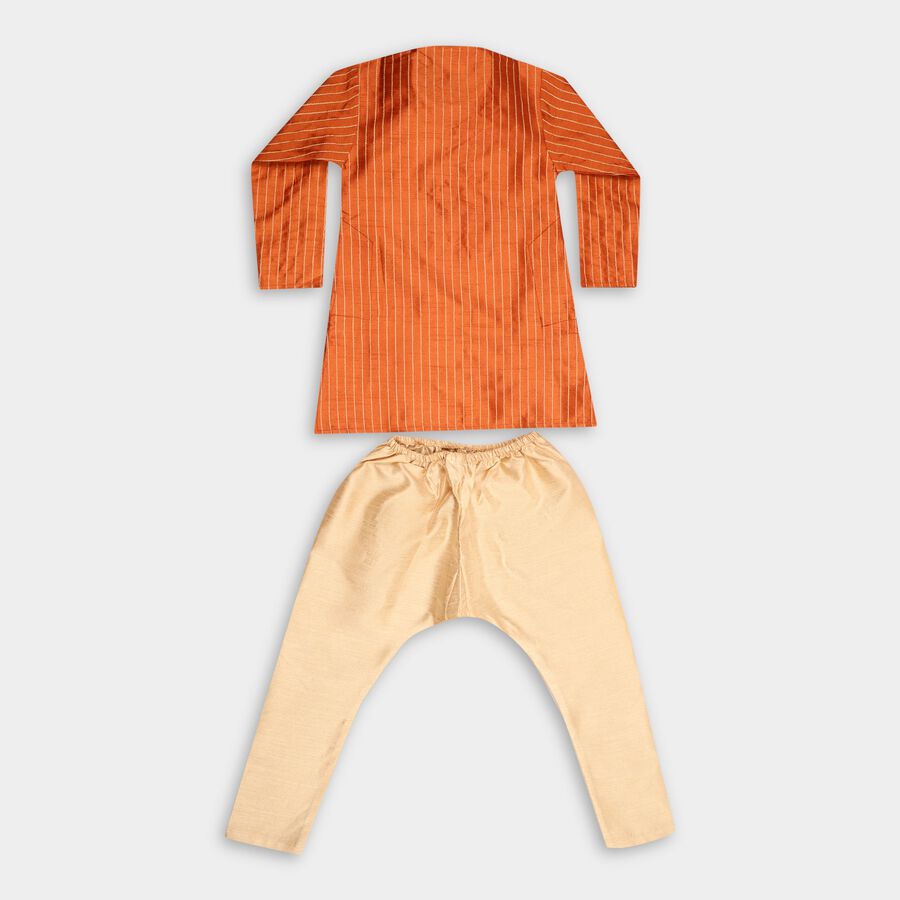 Boys' Kurta Pyjama, Rust, large image number null
