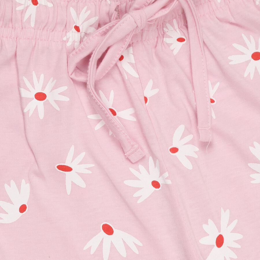 Girls' Pyjamas, हल्का गुलाबी, large image number null