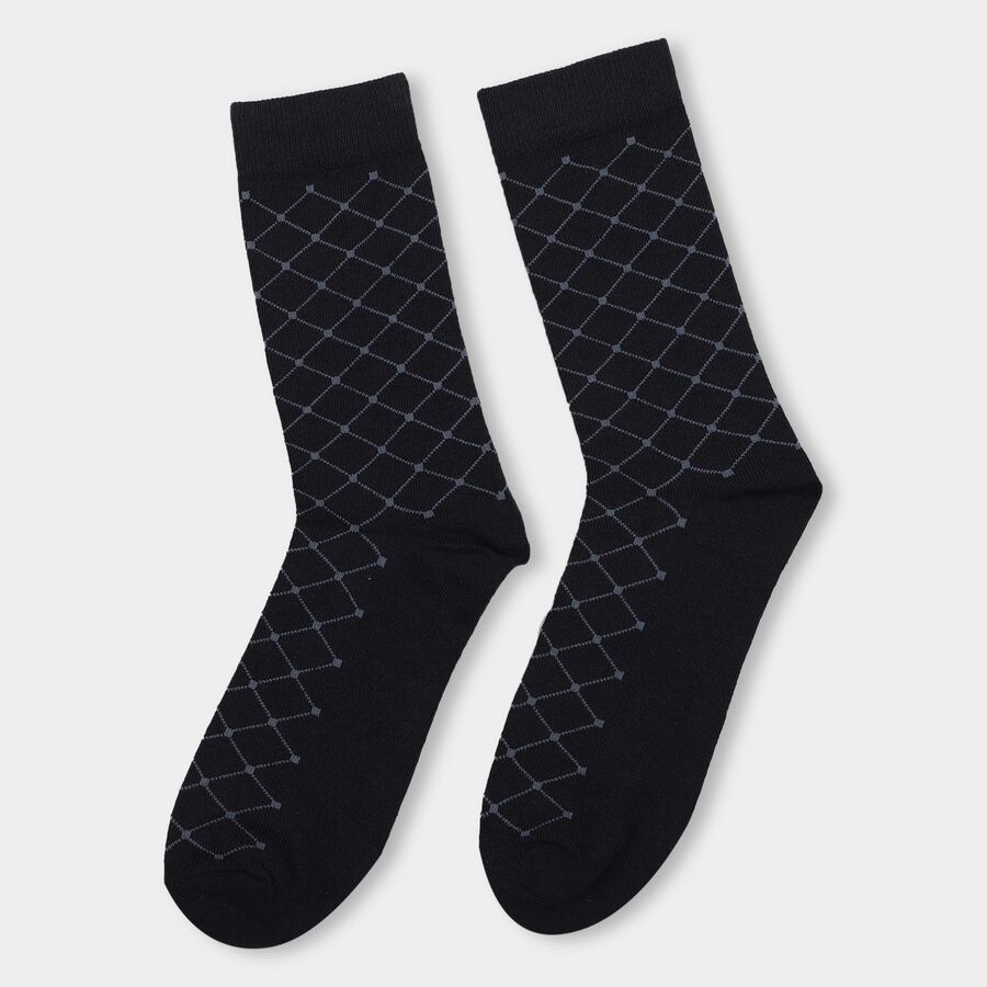 Men's Socks (Pack of 2), Navy Blue, large image number null
