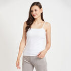 Cotton Solid Slips, White, small image number null