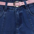 Girls' Jeans, गहरा नीला, small