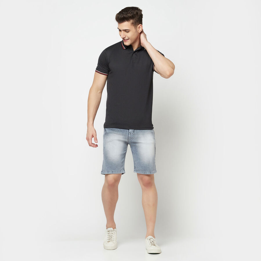 Solid Cross Pocket Bermuda, Light Grey, large image number null