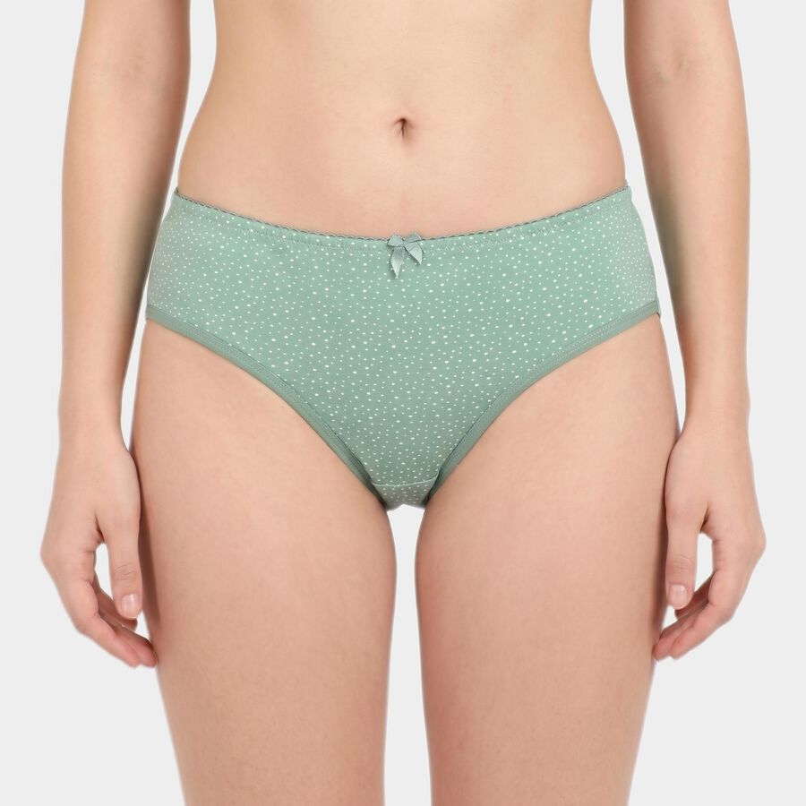 Women's Assorted Regular Fit Solid Panty, Assorted, large