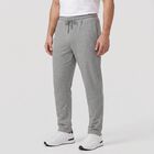 Men's Grey Straight Fit Track Pants, मिश्रित हल्का ग्रे, small