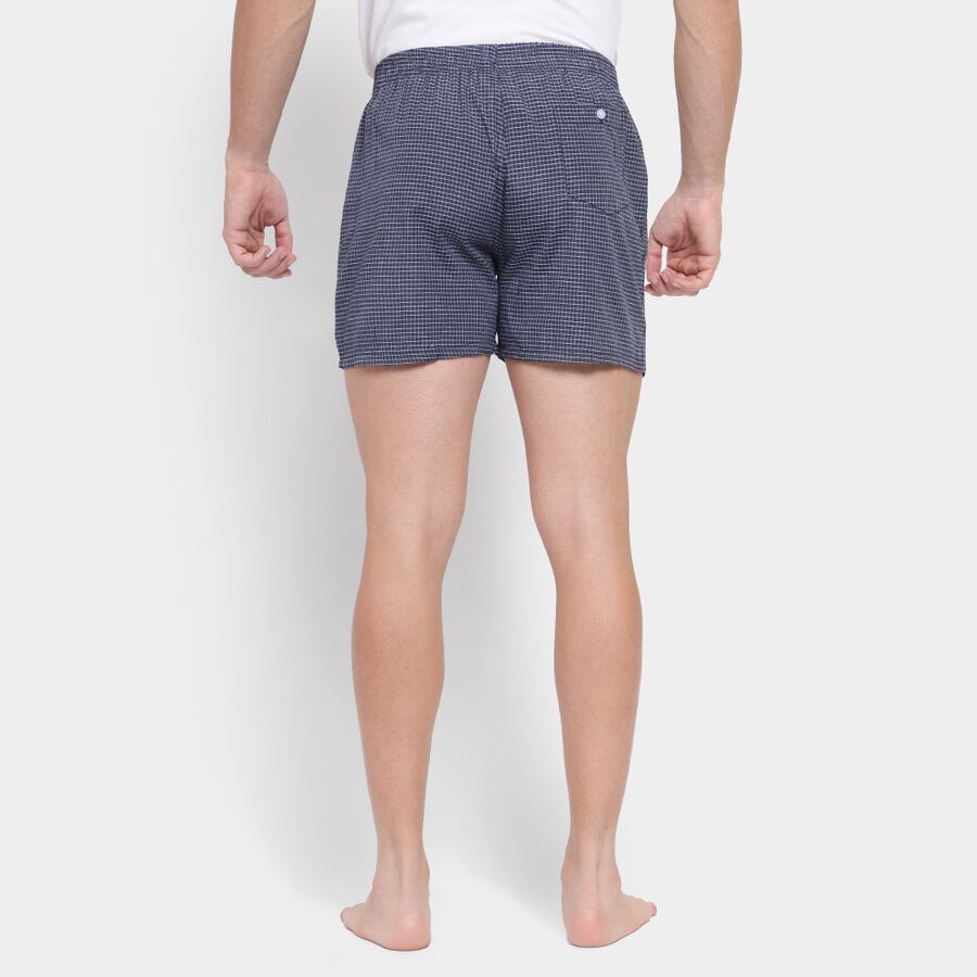 Men's Boxers, नेवी ब्लू, large