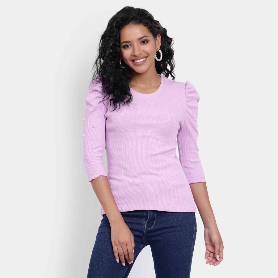 Embellished Top, Lilac, large image number null