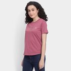 Ladies' Round Neck T-Shirt , Purple, small image number null