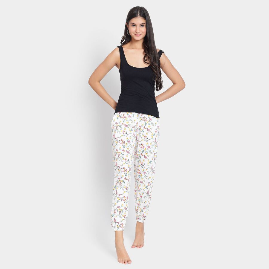 Ladies' Pyjama, सफ़ेद, large image number null