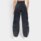 Ladies' 100% Cotton Jeans , Black, small image number null