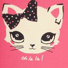 Girls Printed T-Shirt, Pink, small image number null
