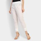 Ladies' 100% Cotton Palazzos , ऑफ व्हाइट, small image number null