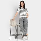 Ladies' Jeans, हल्का ग्रे, small image number null