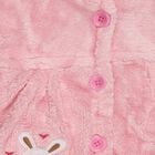 Infants Soft Baby Pink Hooded Casual Style Jump Suit, हल्का गुलाबी, small image number null