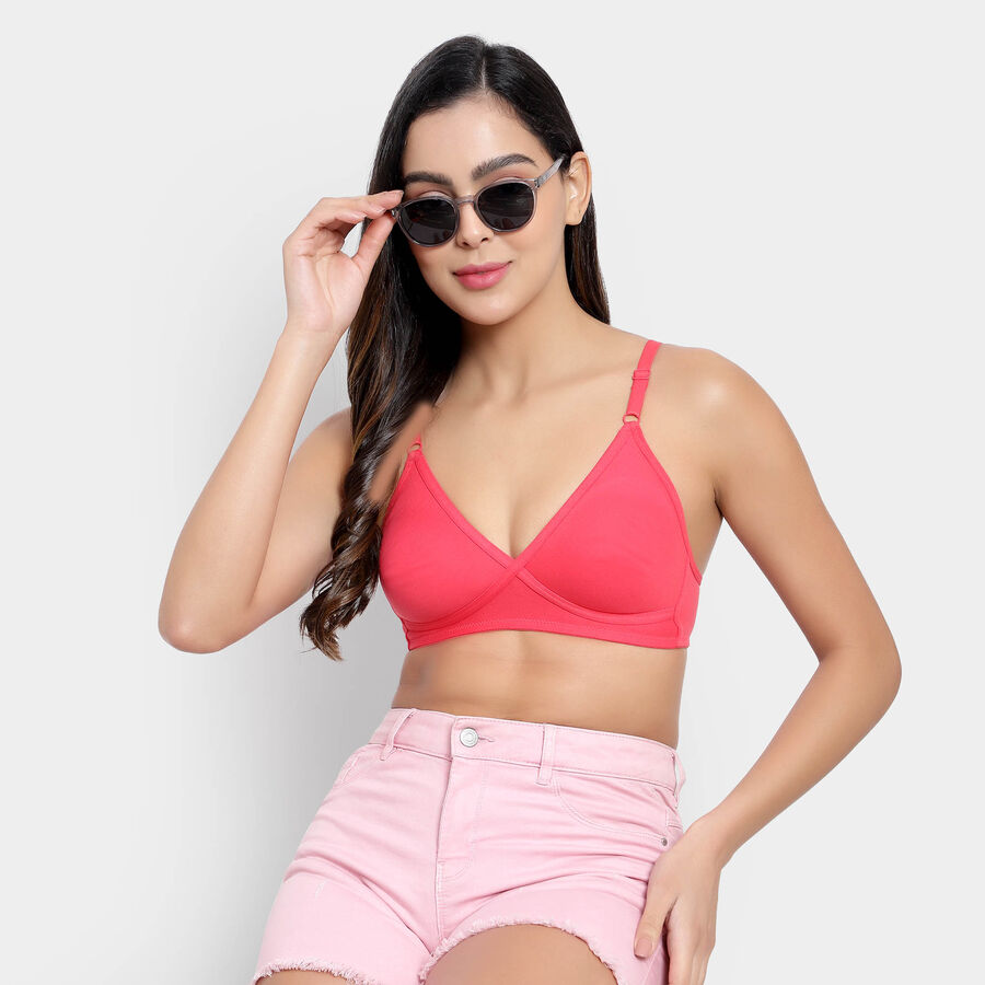 Solid Bra, मूँगा (कोरल), large image number null