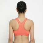 Women's Pink Sleeveless Athleisure Sports Bra, Pink, small