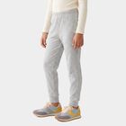 Girls Grey Long Johns Thermal, हल्का ग्रे, small