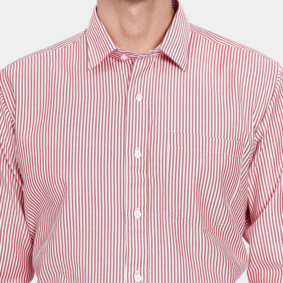 Men's Formal Shirt, Red, large image number null