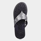 Womens Emboss Sliders, Navy Blue, small image number null